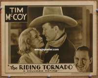 4b723 RIDING TORNADO LC '32 cowboy Tim McCoy caught in a romantic moment w/pretty Shirley Grey!