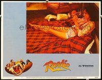 4b734 ROADIE movie lobby card #4 '80 cool border art of Meat Loaf, Alice Cooper, & Blondie!