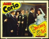 4b759 SARONG GIRL movie lobby card '43 sexy Ann Corio on her wedding day!