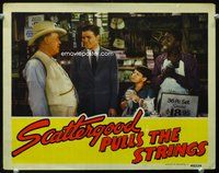 4b765 SCATTERGOOD PULLS THE STRINGS movie lobby card '41 image of Guy Kibbee in the title role!