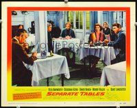 4b779 SEPARATE TABLES movie lobby card #2 '58 David Niven, Burt Lancaster, Deborah Kerr!