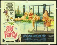 4b804 SKI PARTY LC #7 '65 Frankie Avalon, great image of sexy bikini girls lounging around pool!