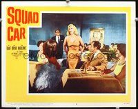 4b817 SQUAD CAR movie lobby card #6 '60 T-Men in action, Desperate Danger and a Trial of Terror!!