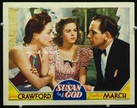 4b837 SUSAN & GOD LC '40 Rita Quigley wants sexy Joan Crawford & Fredric March to not divorce!