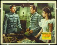 4b856 TEN GENTLEMEN FROM WEST POINT movie lobby card '42 great image of pretty Maureen O'Hara!