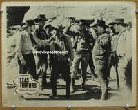 4b872 TEXAS TERRORS movie lobby card R50 Red Barry brings order to the wild west!