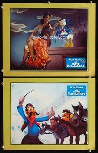 4g812 THREE CABALLEROS 2 French movie LCs R77 cool image of Donald Duck & Aurora Miranda!