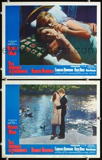 4g808 THIS PROPERTY IS CONDEMNED 2 lobby cards '66 romantic images of Natalie Wood & Robert Redford!