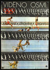 4k218 VISIONS OF EIGHT Czech 23x33 '73 Munich Olympics directed by Penn, Ichikawa, Lelouch & more!