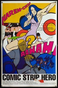 4k315 KILLING GAME Haren-chi style Japanese 19x29 R90s Jeu de Massacre, comic strip killer!