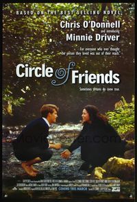 4m319 CIRCLE OF FRIENDS advance 1sh '95 Pat O'Connor directed, Chris O'Donnell & Minnie Driver!