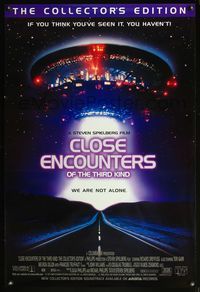 4m331 CLOSE ENCOUNTERS OF THE THIRD KIND video 1sh '77 Steven Spielberg sci-fi classic, cool image!