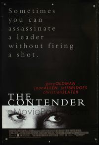 4m351 CONTENDER DS 1sh '00 Rod Lurie directed, you can assassinate without firing a shot!