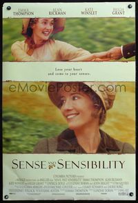 4m733 SENSE & SENSIBILITY DS int'l 1sh '95 Ang Lee, Emma Thompson, Kate Winslet, Alan Rickman