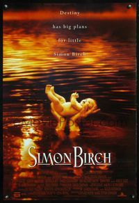 4m741 SIMON BIRCH DS int'l 1sh '98 Mark Steven Johnson directed, image of baby held out of water!