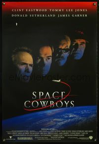 4m753 SPACE COWBOYS DS 1sh '00 astronauts Clint Eastwood, Tommy Lee Jones & Donald Sutherland!