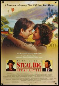 4m757 STEAL BIG STEAL LITTLE DS 1sh '95 romantic image of Andy Garcia & Rachel Ticotin!