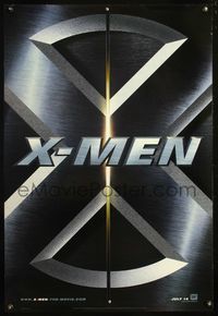 4m800 X-MEN DS teaser 2 1sh '00 Patrick Stewart, Hugh Jackman, Bryan Singer, Marvel Comics heroes!