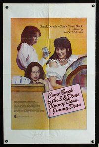 4x136 COME BACK TO THE 5 & DIME JIMMY DEAN, JIMMY DEAN 1sh '82 James Dean, Sandy Dennis, Cher!