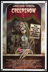 4x157 CREEPSHOW 1sh '82 George Romero & Stephen King's tribute to E.C. Comics, cool art!