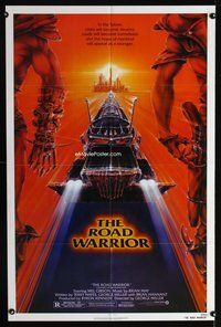 4x584 MAD MAX 2: THE ROAD WARRIOR 1sh '81 Mel Gibson returns as Mad Max, art by Commander!