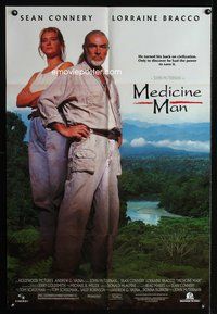 4x648 MEDICINE MAN DS 1sh '92 full-length Sean Connery & Lorraine Bracco!