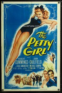 4x748 PETTY GIRL style A 1sh R55 sexiest full-color artwork of Joan Caulfield by George Petty!