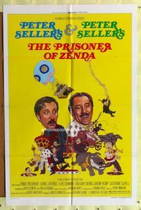 4x767 PRISONER OF ZENDA 1sh '79 Lionel Jeffries, Elke Sommer & Peter Sellers in 3 roles!