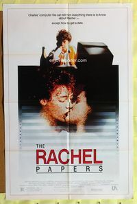 4x775 RACHEL PAPERS 1sh '89 Dexter Fletcher as hopeless computer geek!