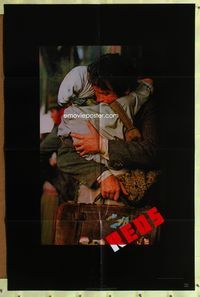 4x782 REDS 1sh '81 Warren Beatty as John Reed & Diane Keaton in Russia!