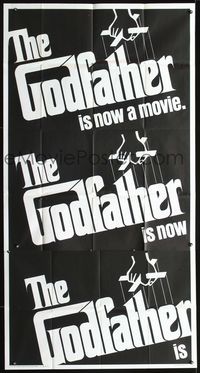 5b188 GODFATHER int'l 3sh '72 Francis Ford Coppola crime, classic marionette title design!