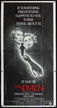 5b273 OMEN int'l style F 3sh '76 Gregory Peck, Lee Remick, Satanic horror, it's frightening!