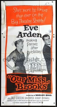 5b277 OUR MISS BROOKS 3sh '56 school teacher Eve Arden is making passes after classes!