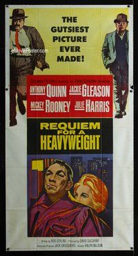 5b292 REQUIEM FOR A HEAVYWEIGHT 3sh '62 Anthony Quinn, Jackie Gleason, Mickey Rooney, boxing!