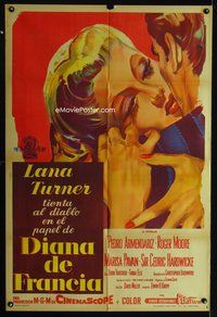 5b408 DIANE Argentinean '56 sexy Lana Turner dares the devil, great close up romantic art by Eirin!