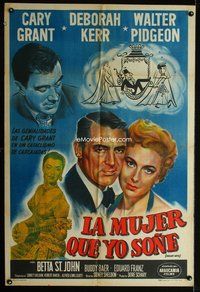 5b415 DREAM WIFE Argentinean '53 different art of Cary Grant & sexy Deborah Kerr!