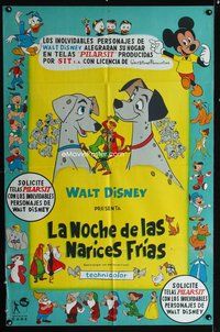 5b527 ONE HUNDRED & ONE DALMATIANS Argentinean '61 with Disney's top cartoon characters also shown!