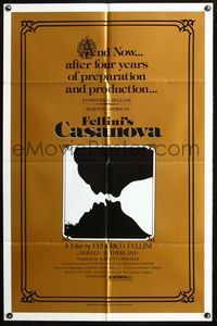 5d200 FELLINI'S CASANOVA 1sh '76 Il Casanova di Federico Fellini, Donald Sutherland, Tina Aumont!