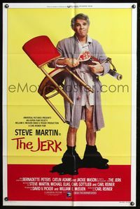 5d373 JERK int'l 1sh '79 wacky Steve Martin is the son of a poor black sharecropper!