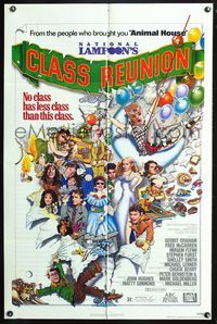 5d512 NATIONAL LAMPOON'S CLASS REUNION 1sh '82 from the people who brought you Animal House!