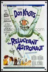 5d647 RELUCTANT ASTRONAUT 1sh '67 wacky Don Knotts in the maddest mixup in space history!