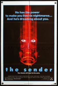 5d695 SENDER 1sh '82 has the power to make you live his nightmares & he's dreaming about you!