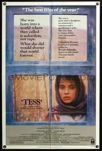 5d829 TESS 1sh '81 Roman Polanski directed, Nastassja Kinski close up