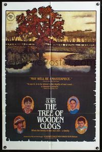 5d880 TREE OF WOODEN CLOGS 1sh '79 Ermanno Olmi's L'Albero degli zoccoli, Cannes winner!