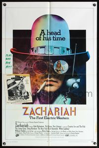 5d996 ZACHARIAH 1sh '71 drugs and rock & roll, the first electric western!