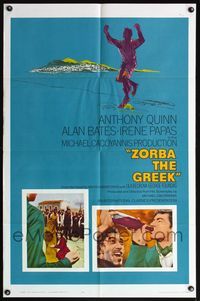 5d999 ZORBA THE GREEK 1sh '65 Anthony Quinn, directed by Michael Cacoyannis!