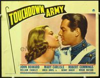 5f938 TOUCHDOWN ARMY LC '38 West Point football, John Howard & Mary Carlisle!