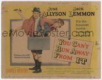 5f311 YOU CAN'T RUN AWAY FROM IT TC '56 Jack Lemmon & Allyson in remake of It Happened One Night!