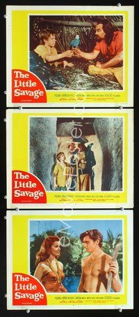 5g694 LITTLE SAVAGE 3 LCs '59 Pedro Armendariz, Christiane Martel, Rodolfo Hoyos!