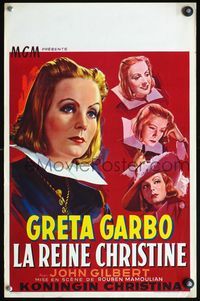 5k537 QUEEN CHRISTINA Belgian R50s great completely different artwork of Greta Garbo!